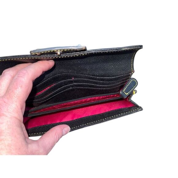 Nine West Black Wristlet Wallet with Zipper - Picture 3 of 4